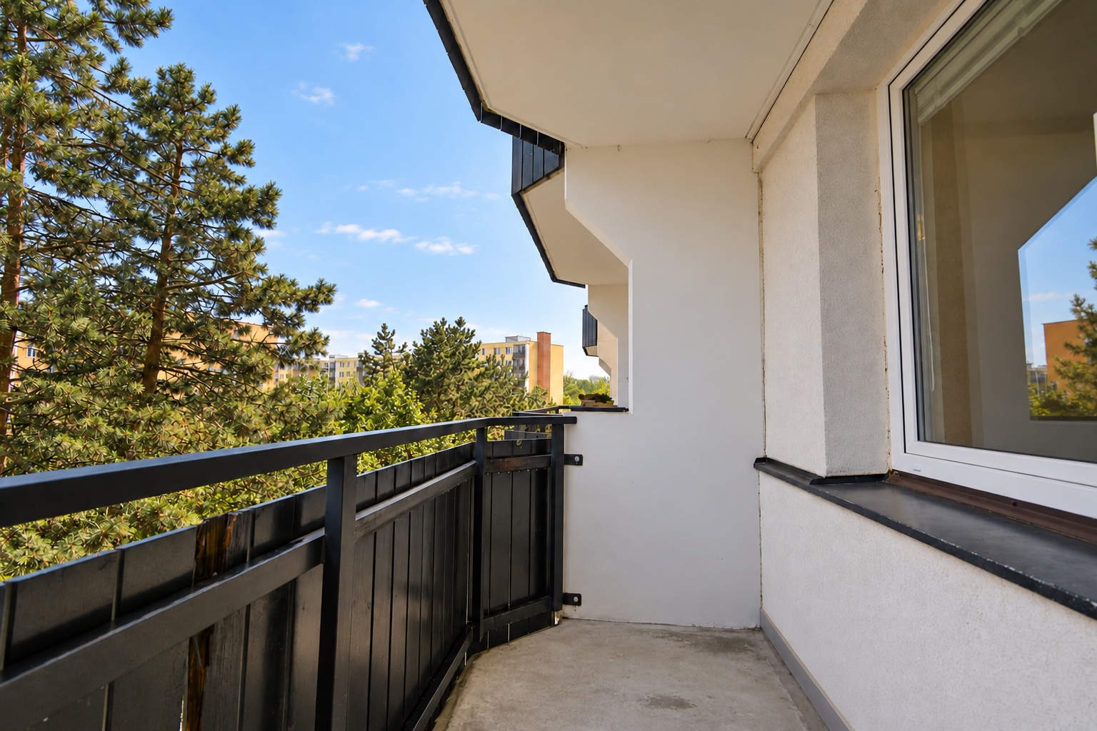 Byt 2+1, Voříškova - Brno - balkon s výhledem